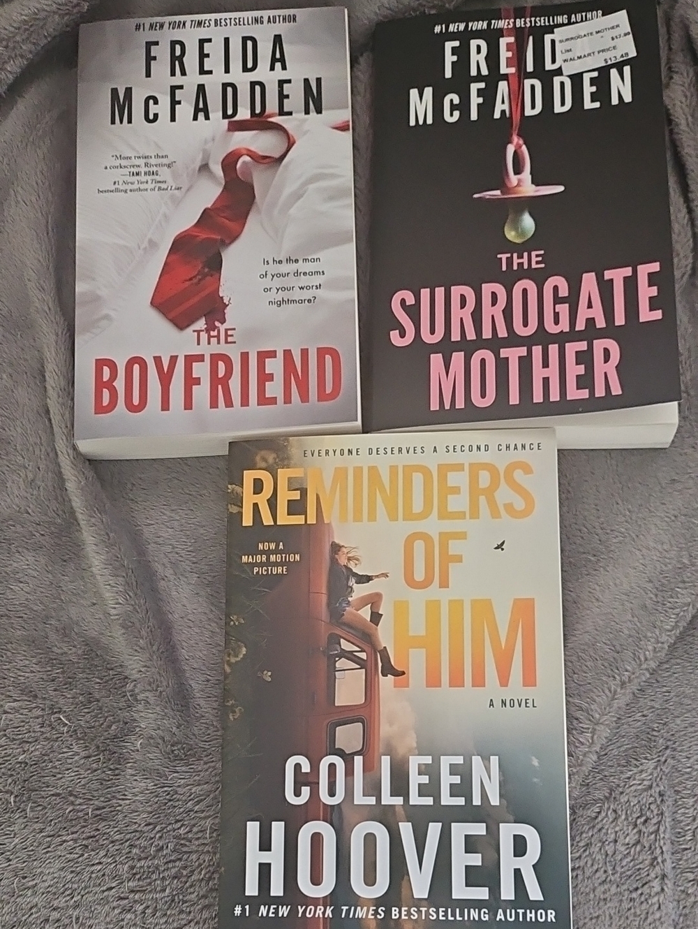 Colleen Hoover Reminders of Him Freida McFadden The Boyfriend & Surrogate Mother